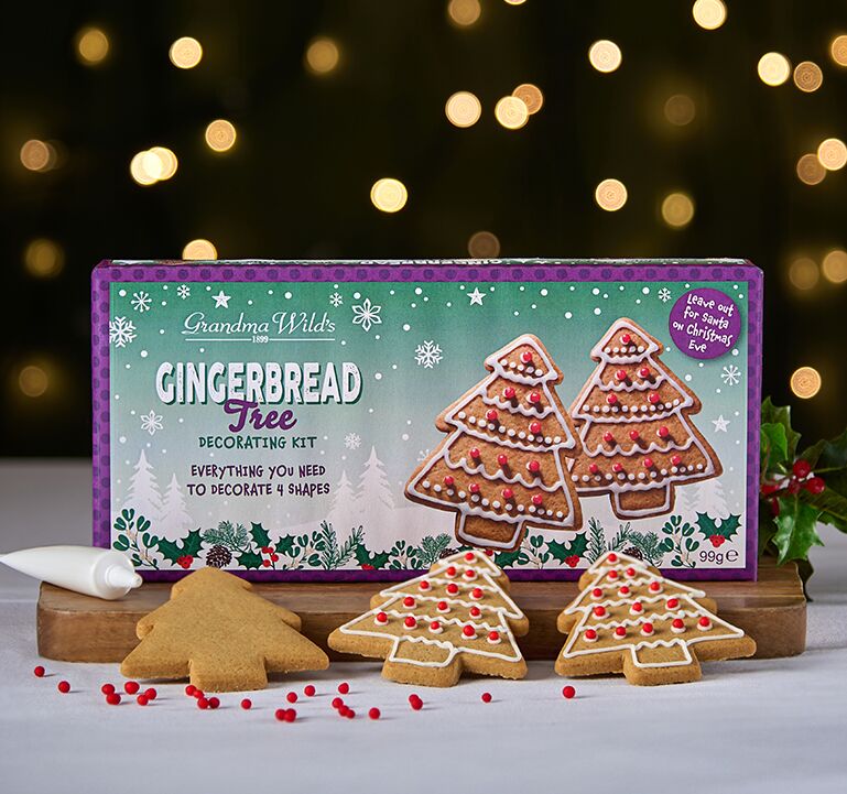 Gingerbread Tree Biscuits Decorating Kit